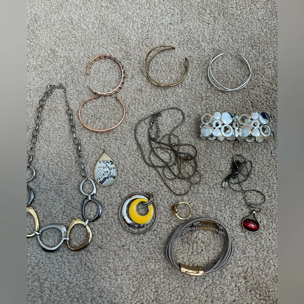 13 Piece  Mixed Metal Jewelry Set- Flawed